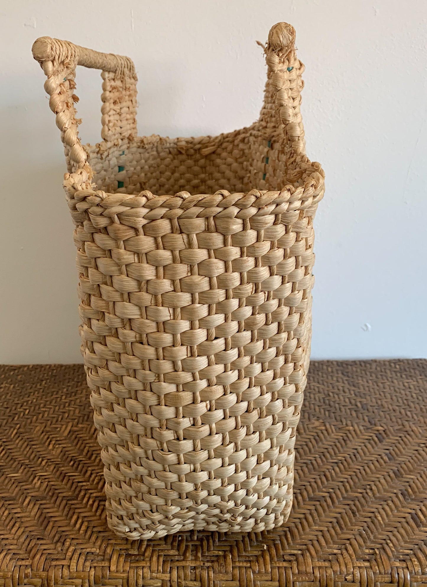 Vintage Large Raffia Bag