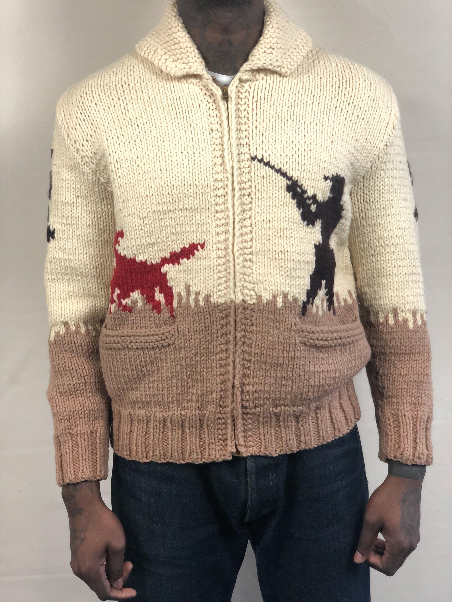 VINTAGE 1950s COWICHAN SWEATER