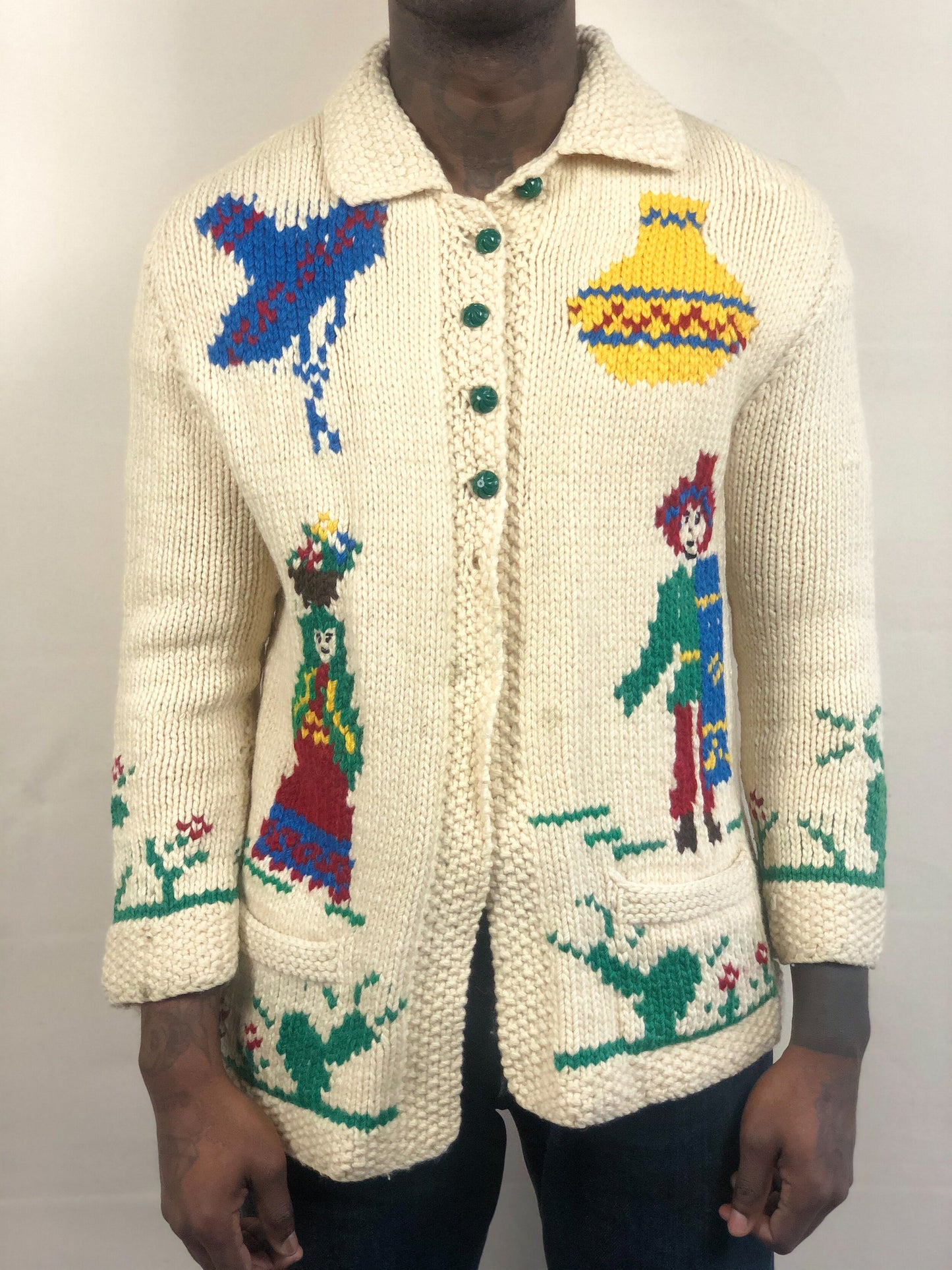 VINTAGE 1940s  CARDIGAN