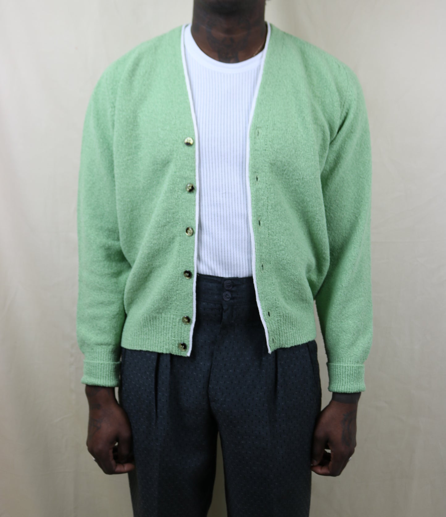 Vintage 1960s Mens Cardigan