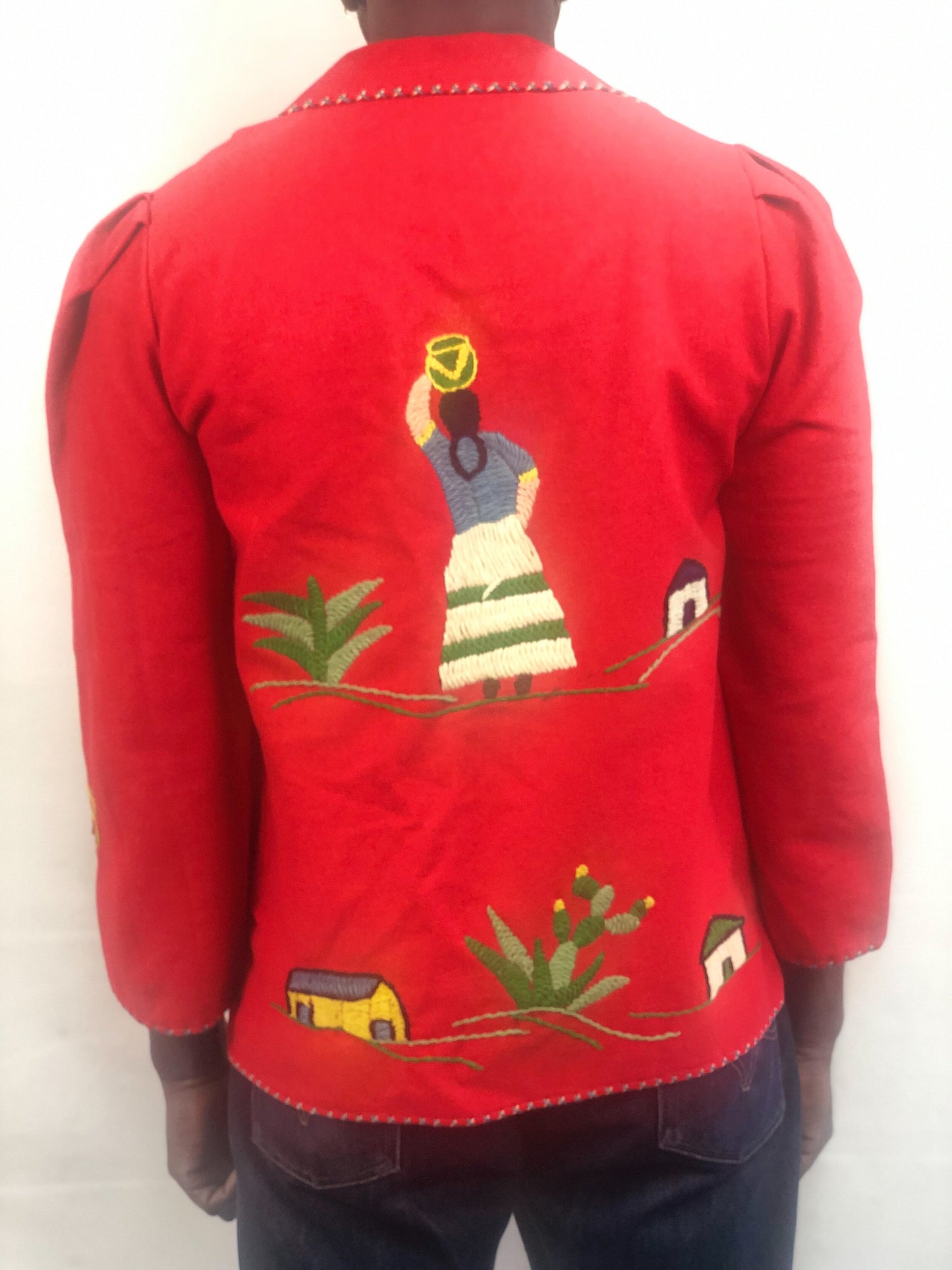 VINTAGE 1950s MEXICAN EMBROIDERED JACKET