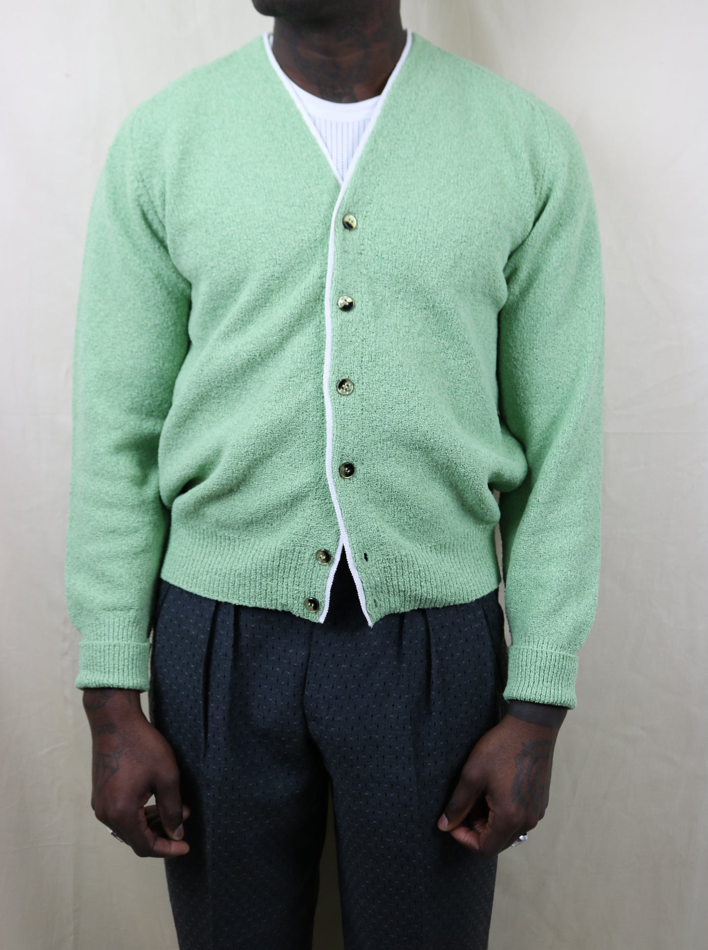 Vintage 1960s Mens Cardigan