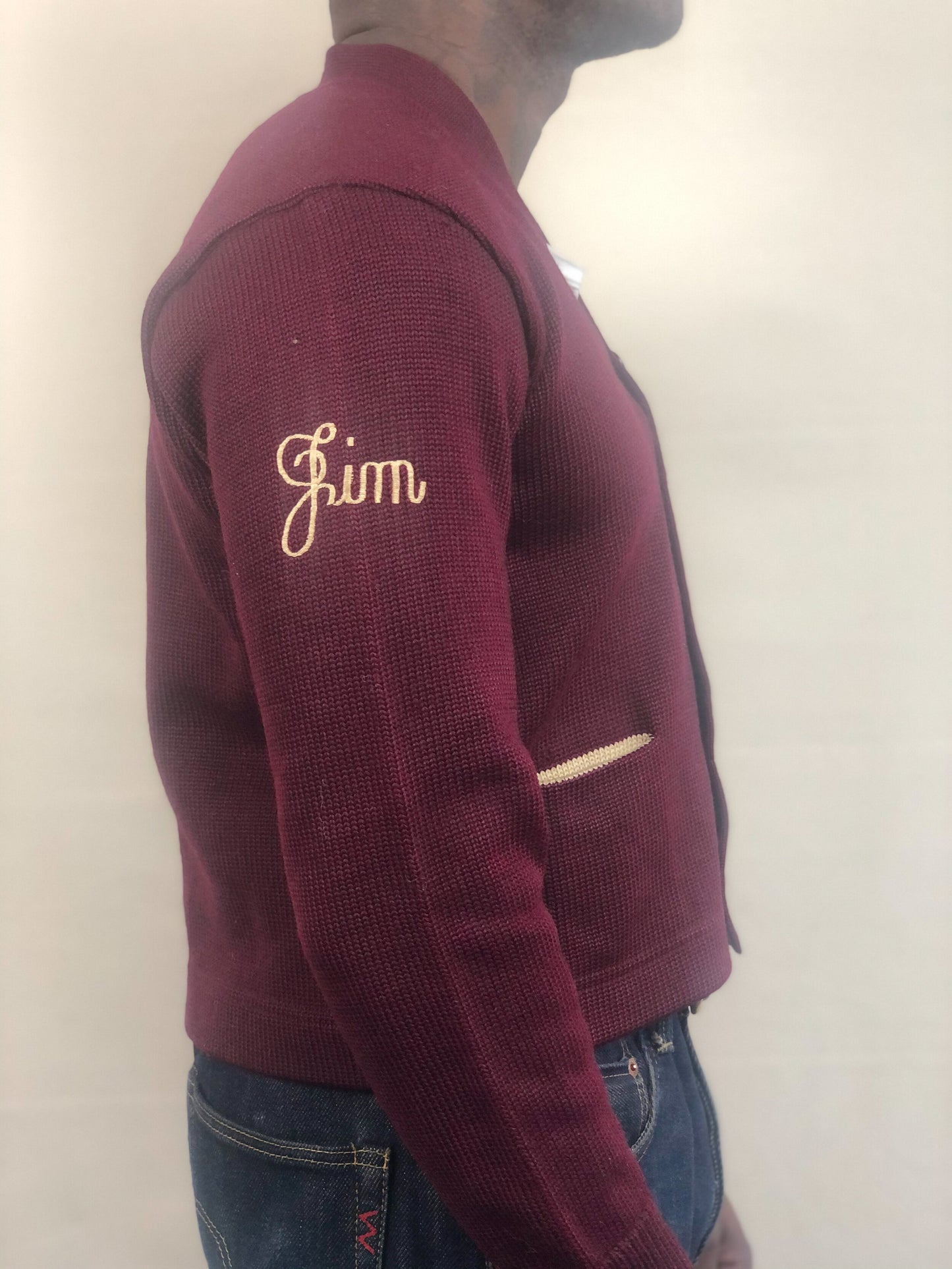 VINTAGE 1940s LETTERMAN CARDIGAN