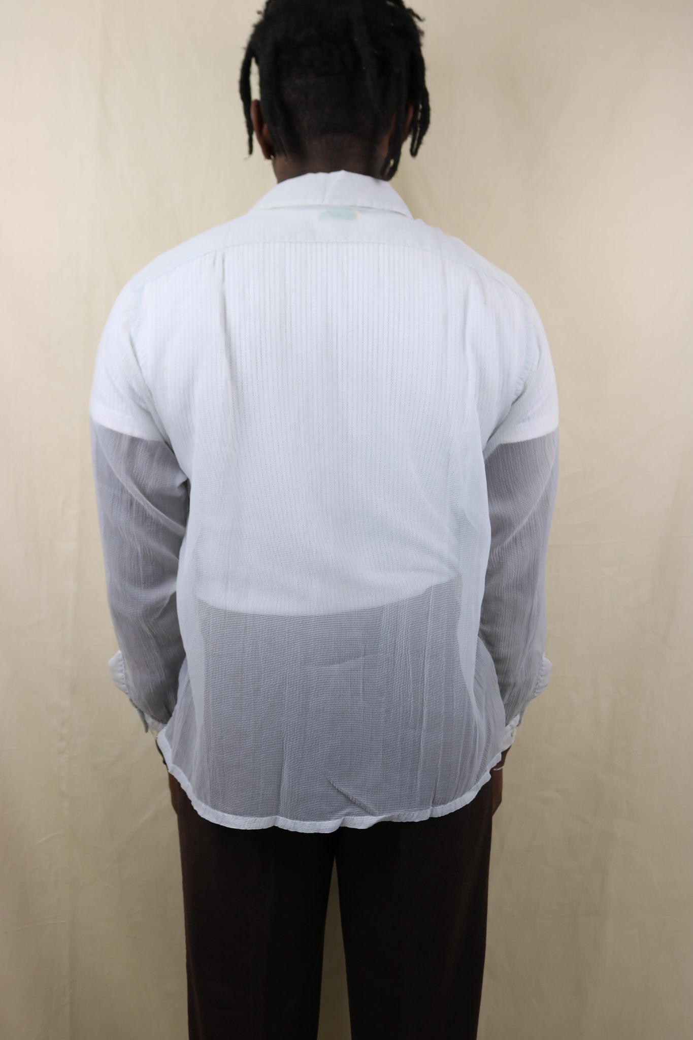 Vintage 1950s Sheer nylon shirt