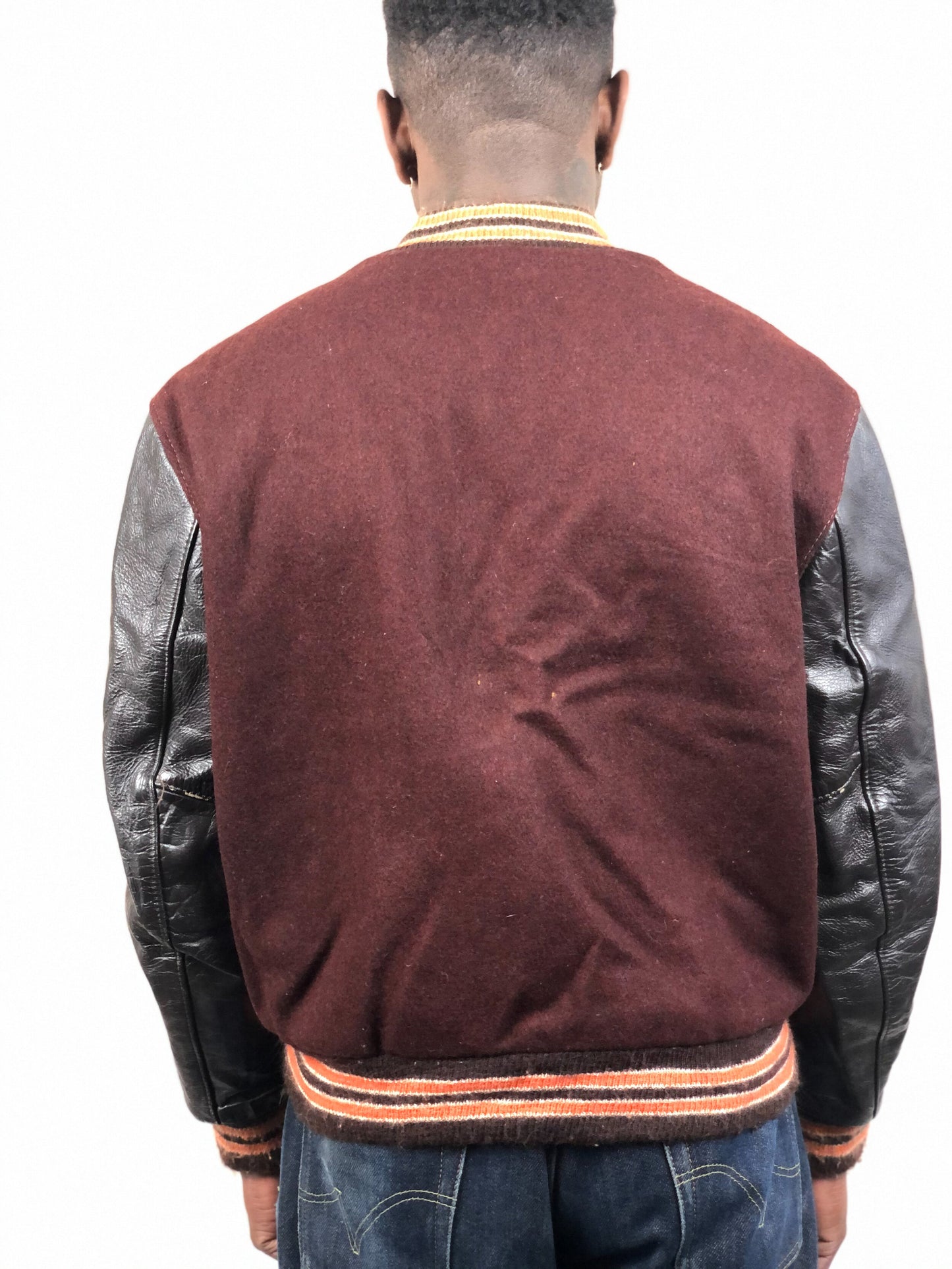 VINTAGE 1980s LETTERMAN JACKET