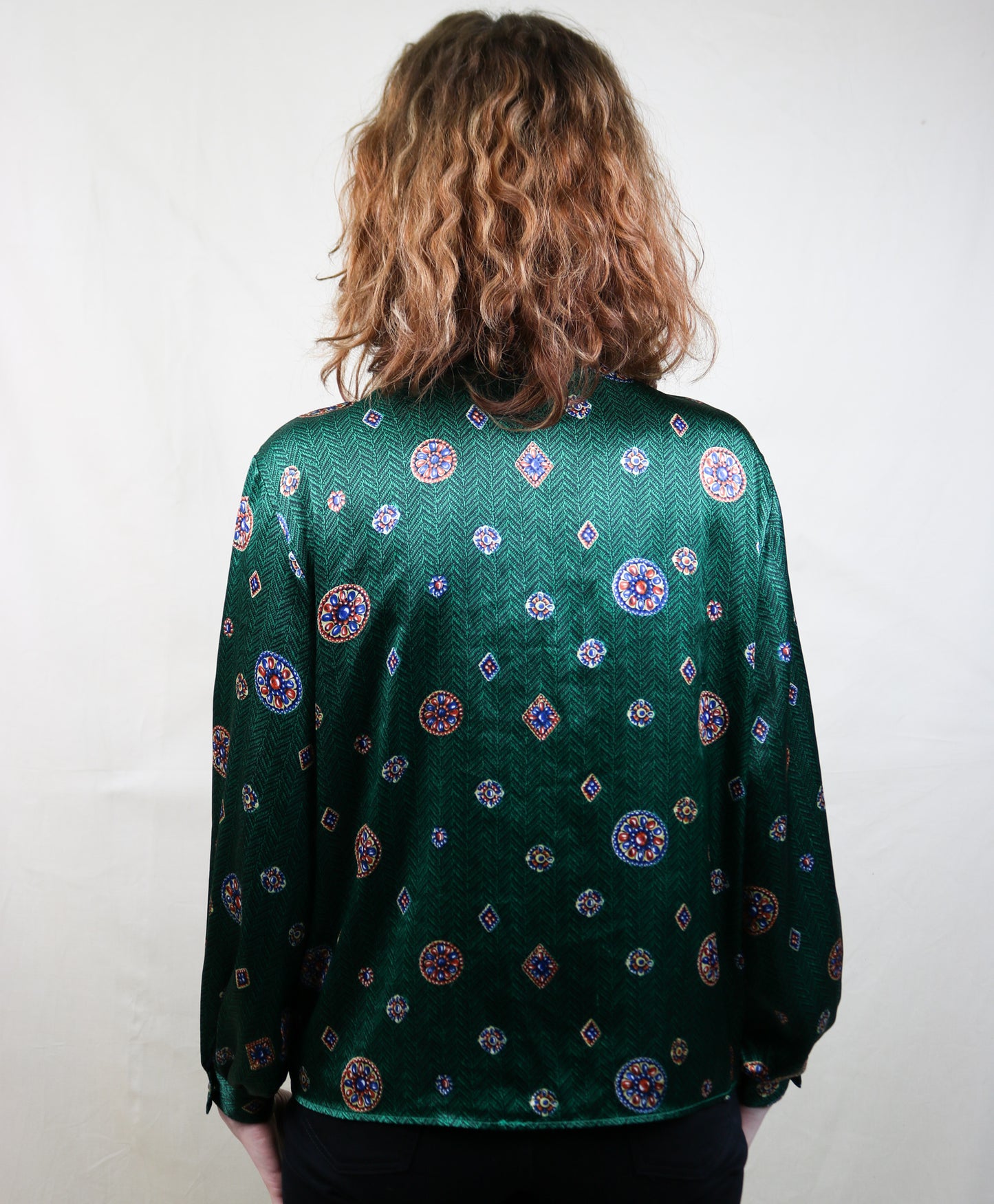 Vintage Printed Aquascutum Blouse Shirt