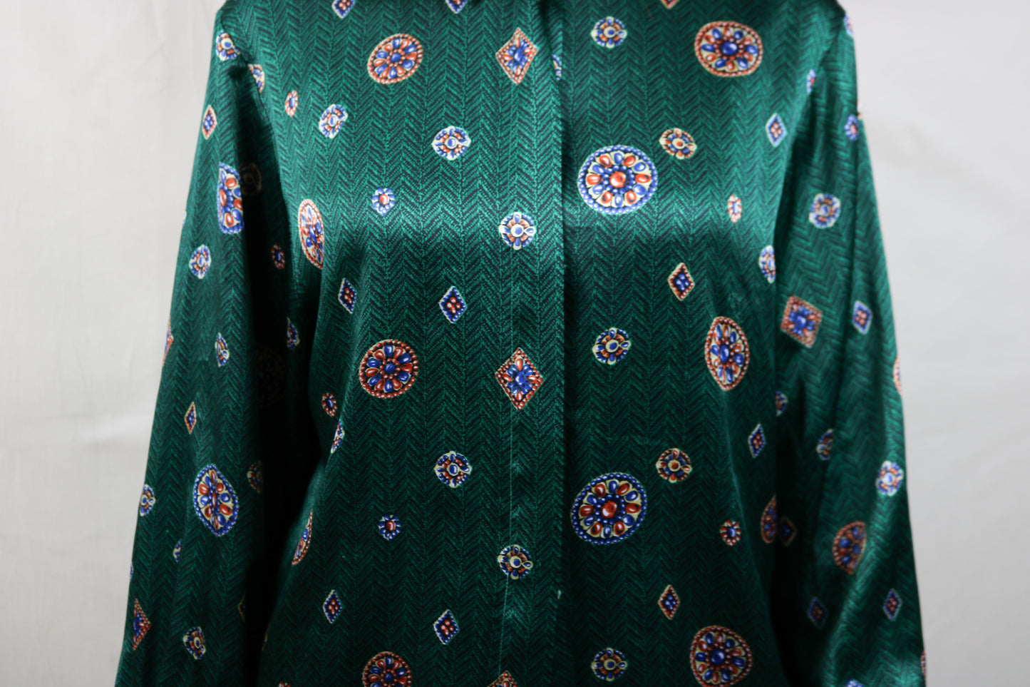 Vintage Printed Aquascutum Blouse Shirt