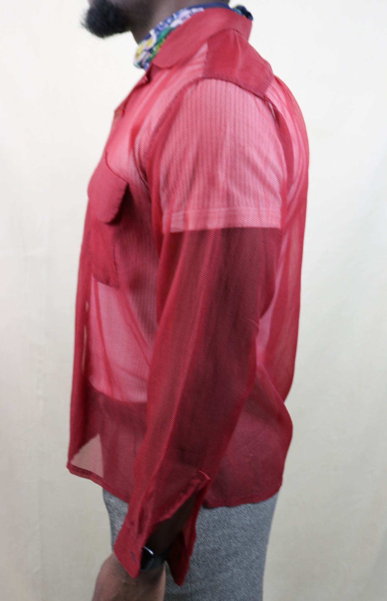 Vintage 1950s Swagger Seersucker Shirt