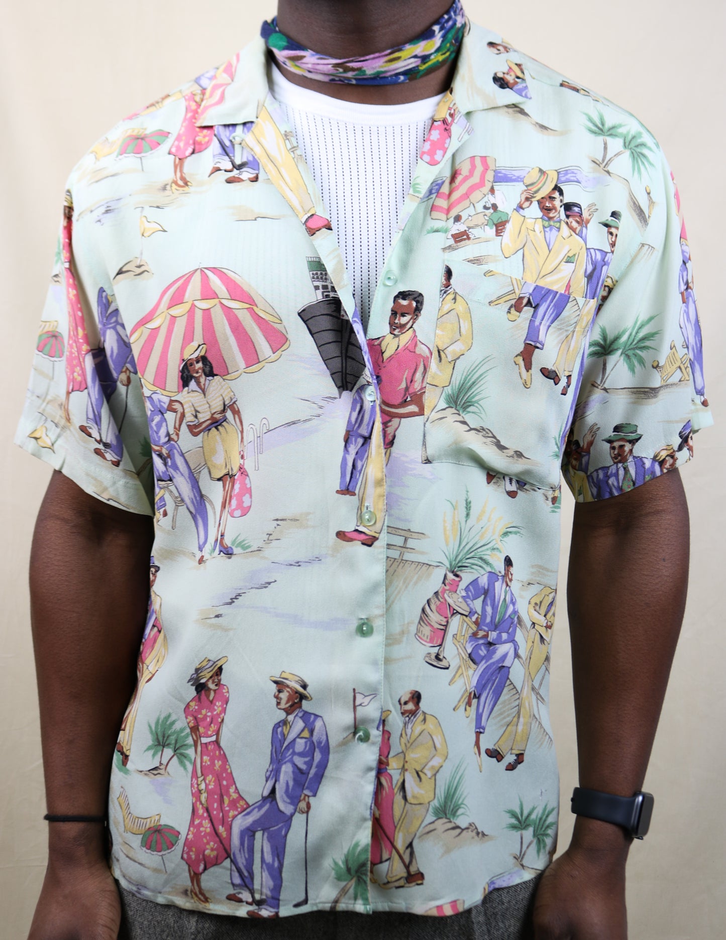 Vintage 1940s Summer Shirt