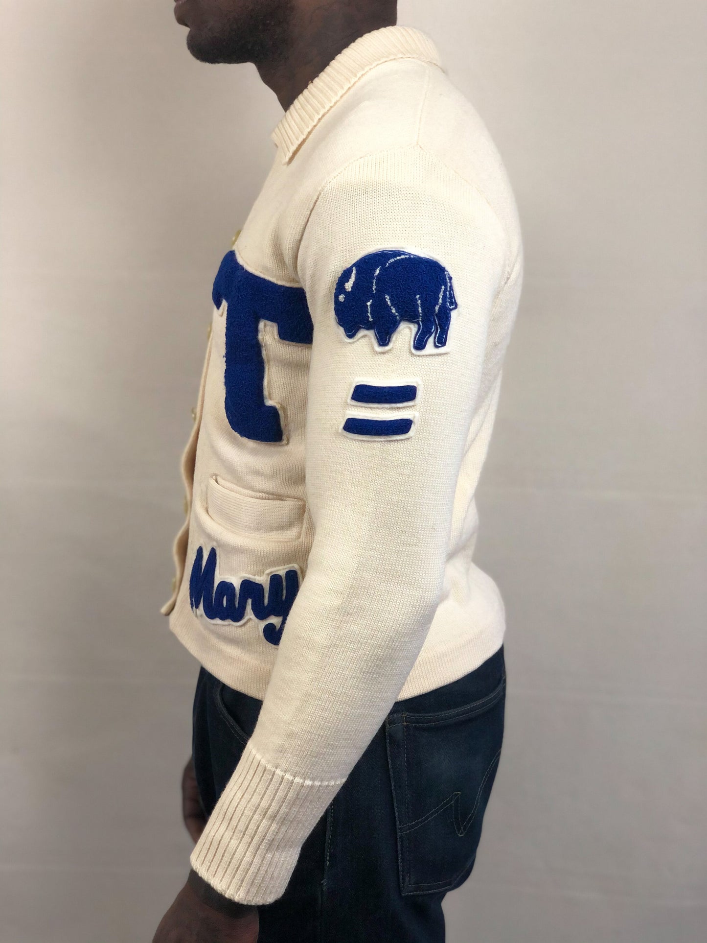 VINTAGE Unisex 1980s VARSITY SWEATER