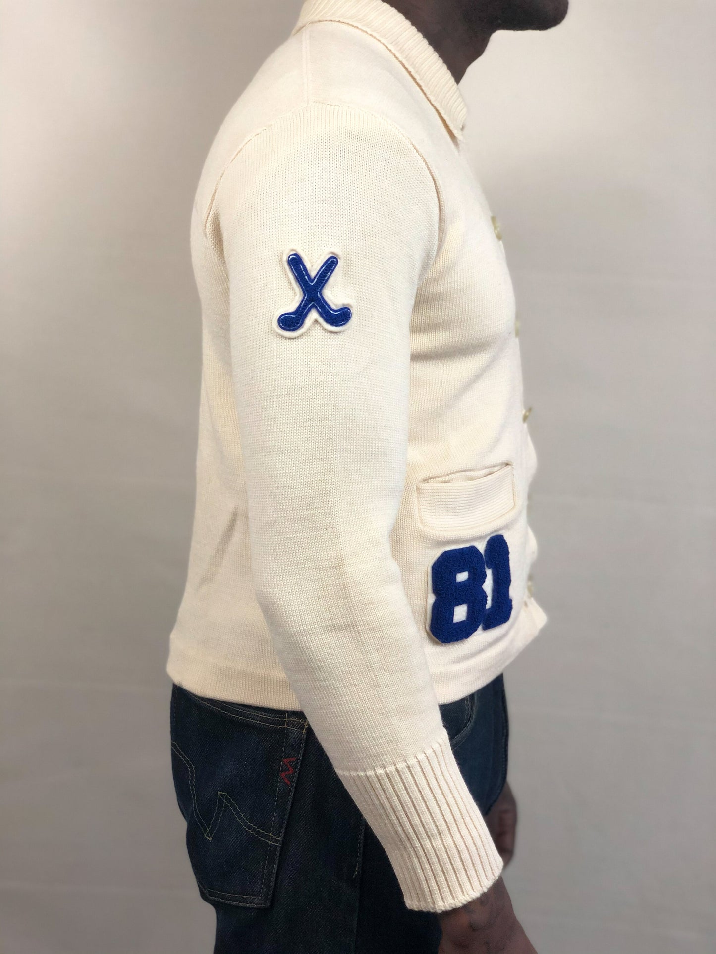 VINTAGE Unisex 1980s VARSITY SWEATER