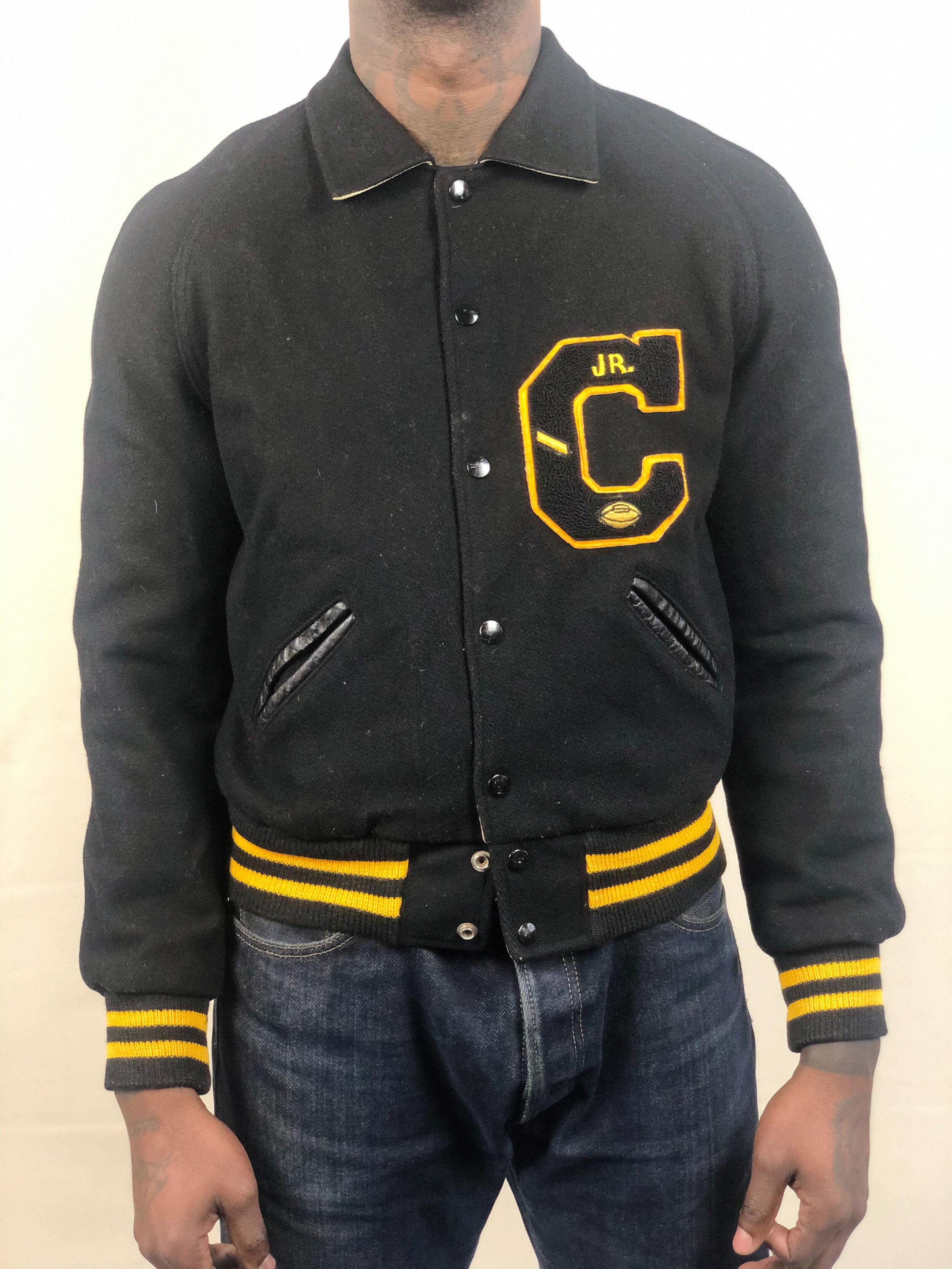 70s top varsity jacket